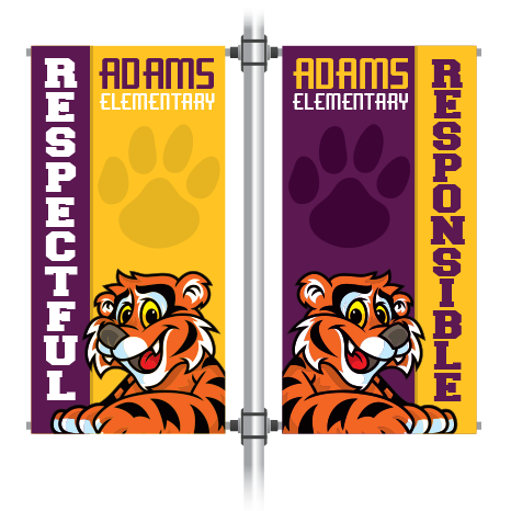 Custom PBIS Pole Banners