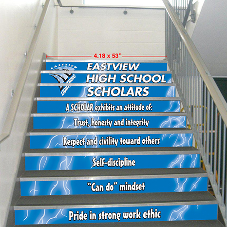 PBIS Step-Up  Stair Graphics