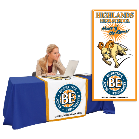 PBIS Custom Table Runners with TableSkirts