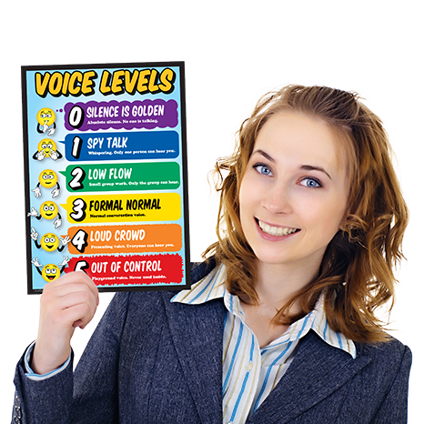 School-Wide Voice Level Signage