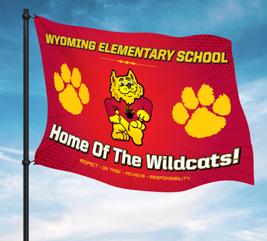 Custom School Flags