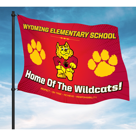 Single & Double-Sided School Flags
